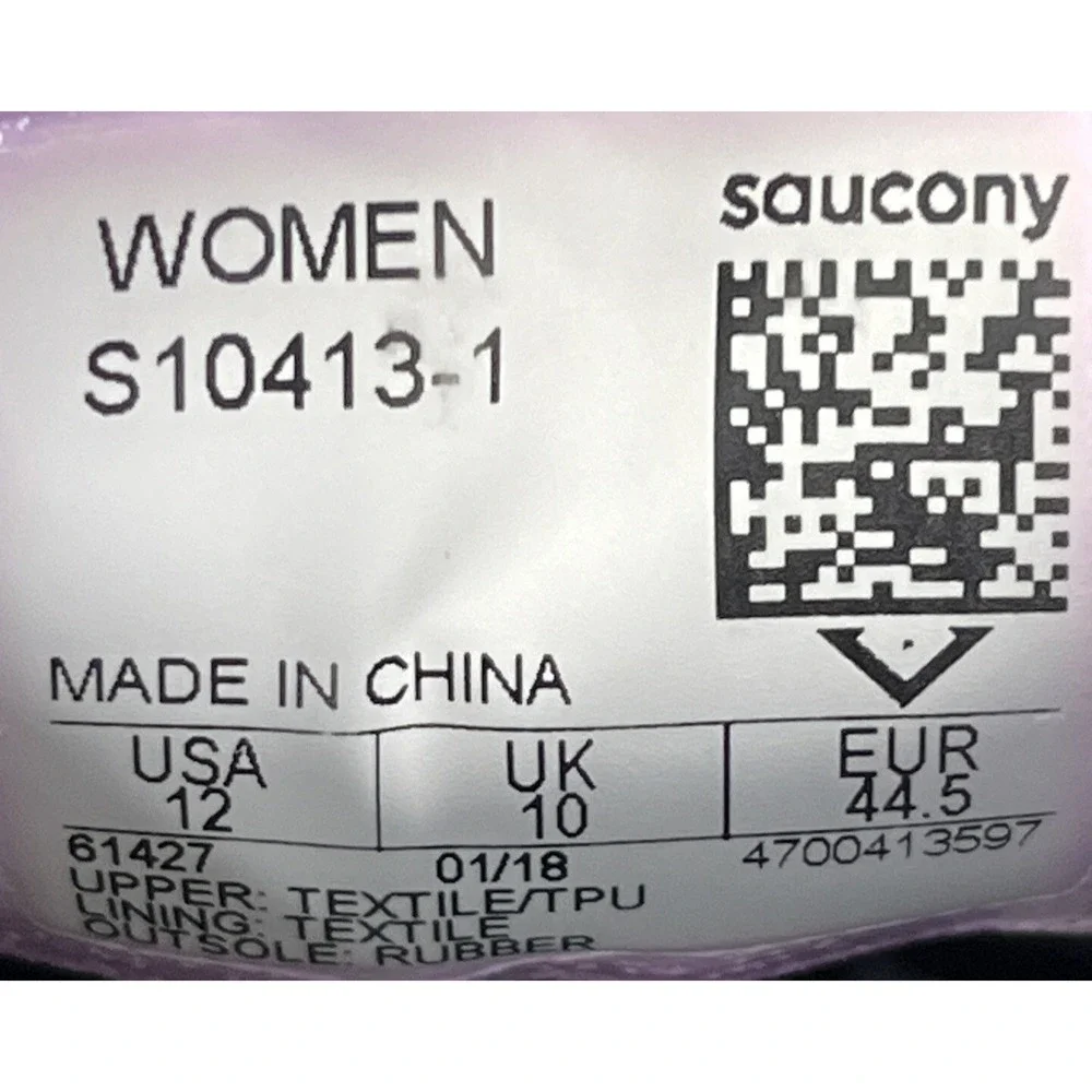 Saucony Triumph ISO 4 S10413-1 Gray Pink Running Shoes Women Size‎ 12